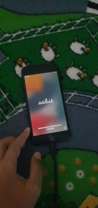 iPhone 7 Black 128GB - Baterie 100% - Neverlocked - Folie Privacy - Predare Sadu / Sibiu