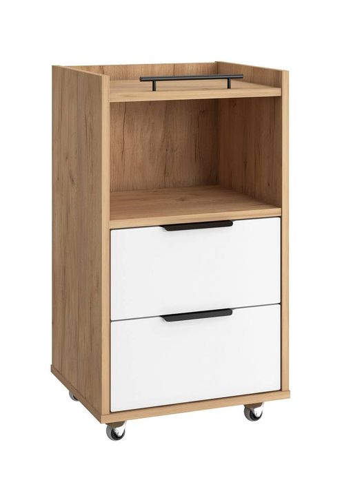 Тумба прикроватная с двумя выдвижными ящиками (40×70×38 см)

• Компакт