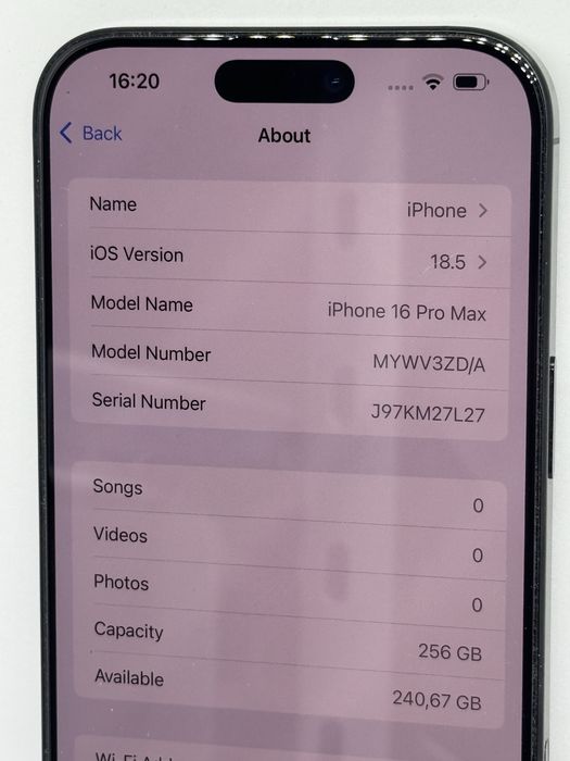 Apple iphone 16 pro max 256gb с гаранция