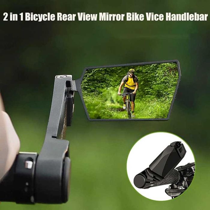 Мултифункционални огледала за велосипед, 360°, Регулируеми, Сгъваеми