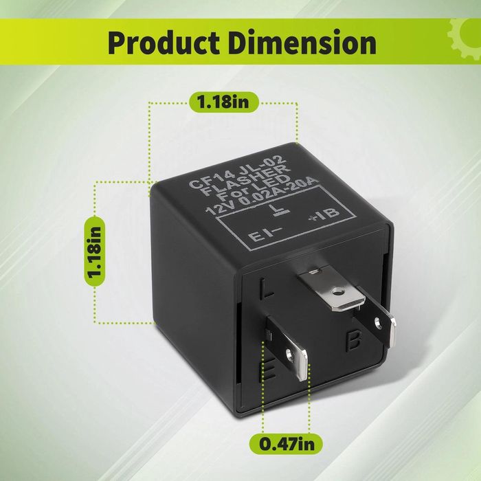 реле за led крушки cf14a 12v flyseen