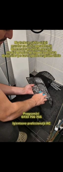 IGIENIZARE aer condiționat, încărcare freon, montaj, revizie, curățare