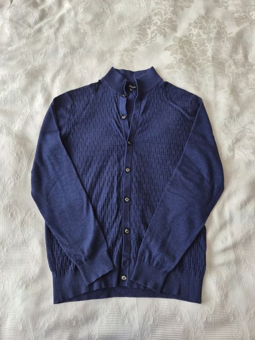 Кардиган мужской синий