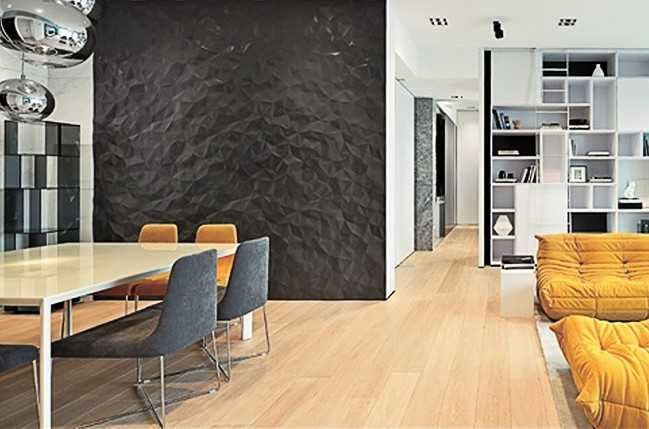 Декоративни 3D панели - 3д гипсови панели, облицовки за стени, 0043