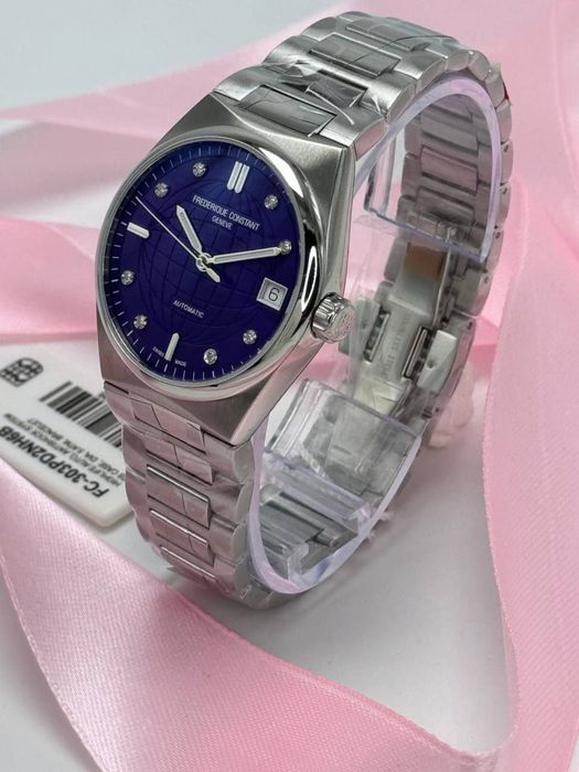 Женские часы Frederique Constant с бриллиантами, механика.