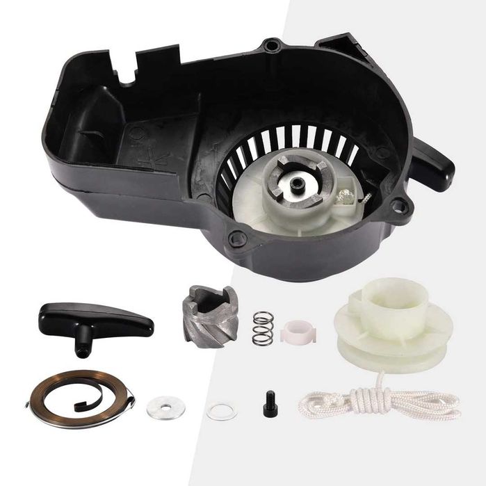 Set Starter Recoil pentru Mini ATV si Dirt Bike 47cc 49cc Negru
