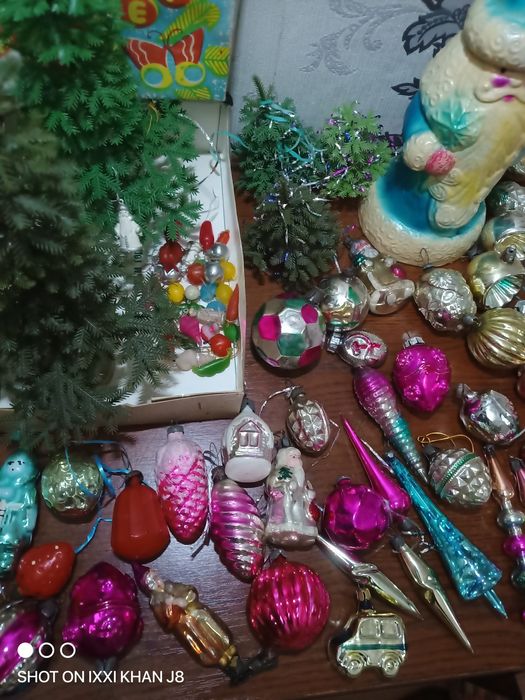 Елочные игрушки дед мороз гирлянды