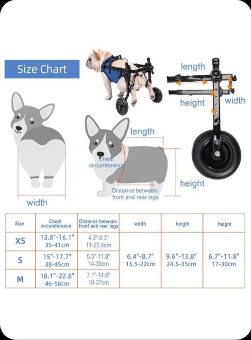 Инвалидная коляска для собак