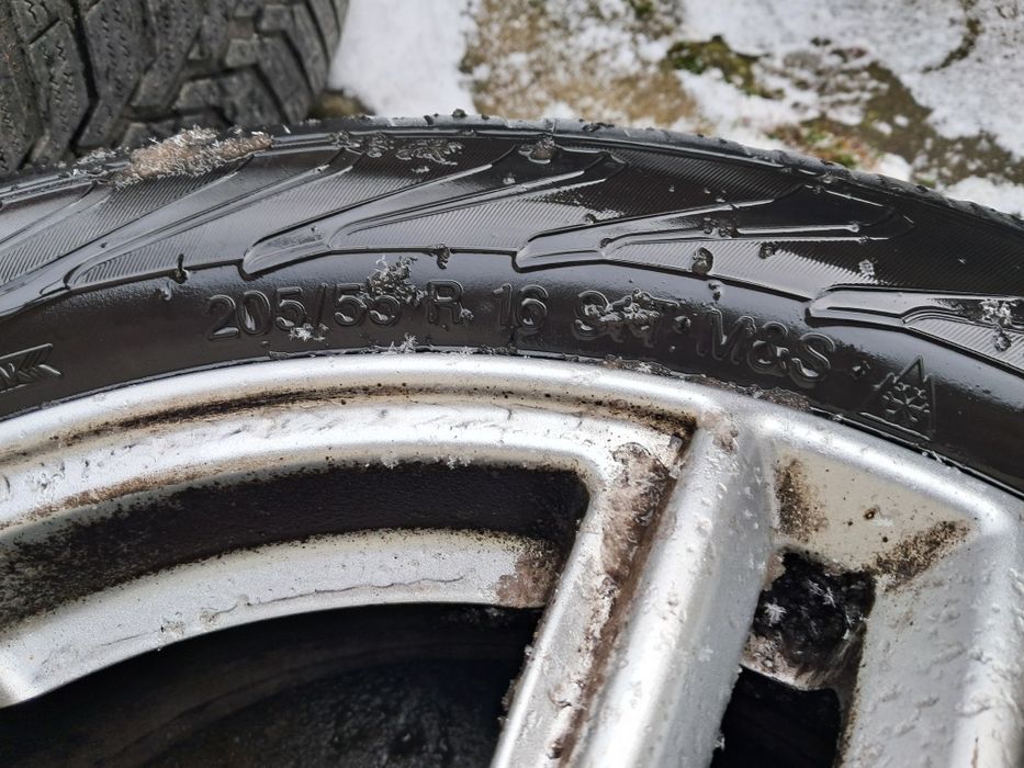 Set 4 roti iarna 16"