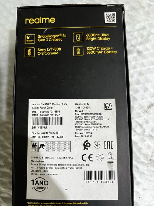 REALME GT6 12/256gd