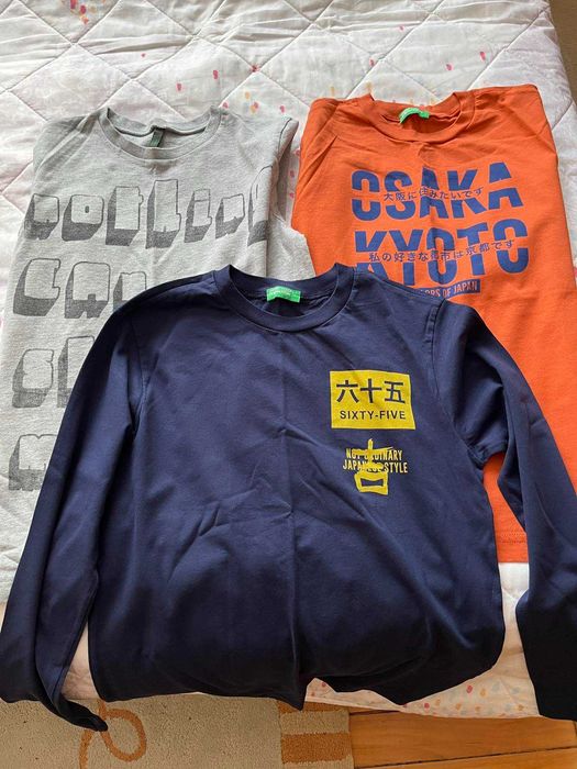 Детски блузи с дълъг ръкав Benetton, Zara