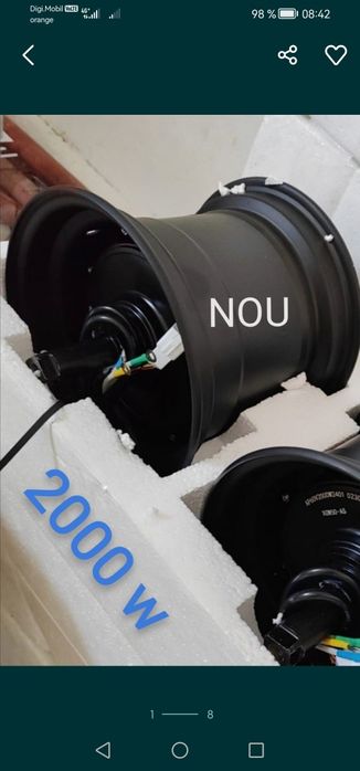 Frana scuter electric pompa etrier plăcuțe