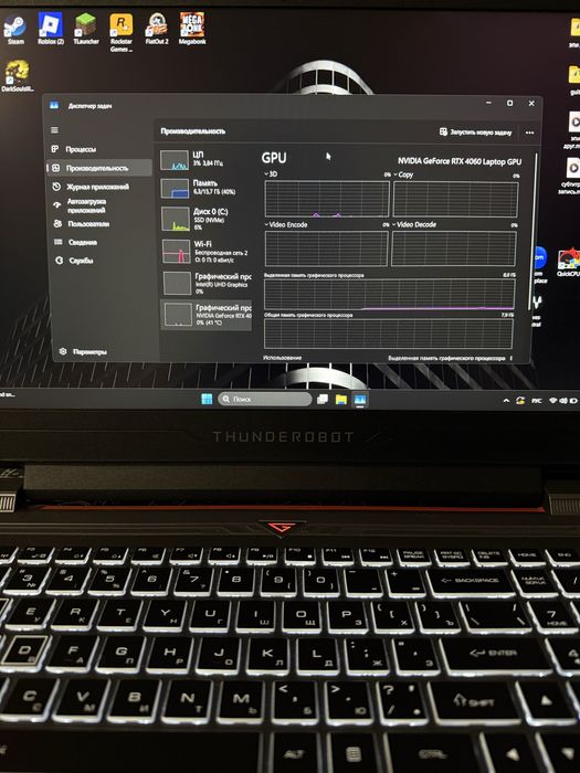 Продам игровой ноутбук Thunderobot