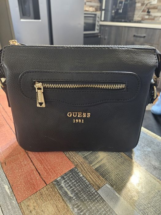 Guess poseta din piele originala