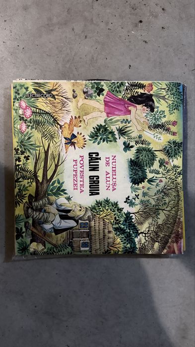 Viniluri (discuri pickup) electrecord povesti/colinde/limbi straine