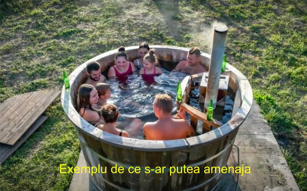 Teren 5+3 ha pt. camping în pădure, 500 m front la râu, 7 km Hârlău, lângă lacul Pârcovaci