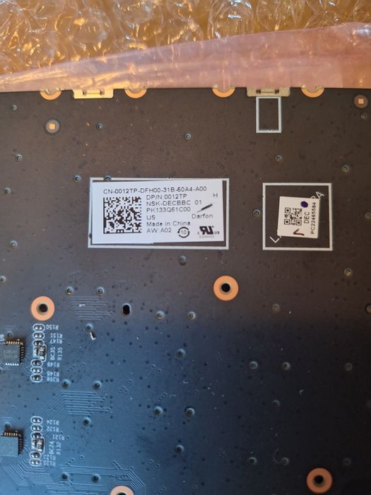 Клавиатура Alienware M15 R5, M15 R6, X17 R1