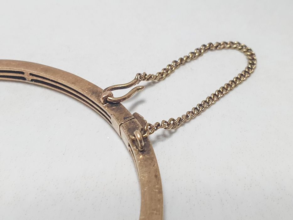 Brățară din aur de 14K cu diamante naturale și rubine – gramaj 11,70 g