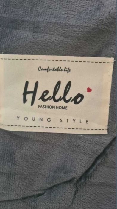 Patura din blana sintetica gri cu alb pufoasa 170×200 cm