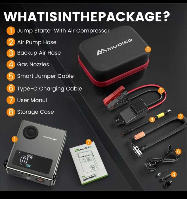 Starter Auto 7000 Amperi cu incarcare de 65w