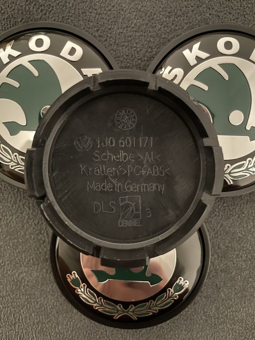 Set capace capac janta aliaj Skoda verzi 55,5mm 65mm Octavia Fabia