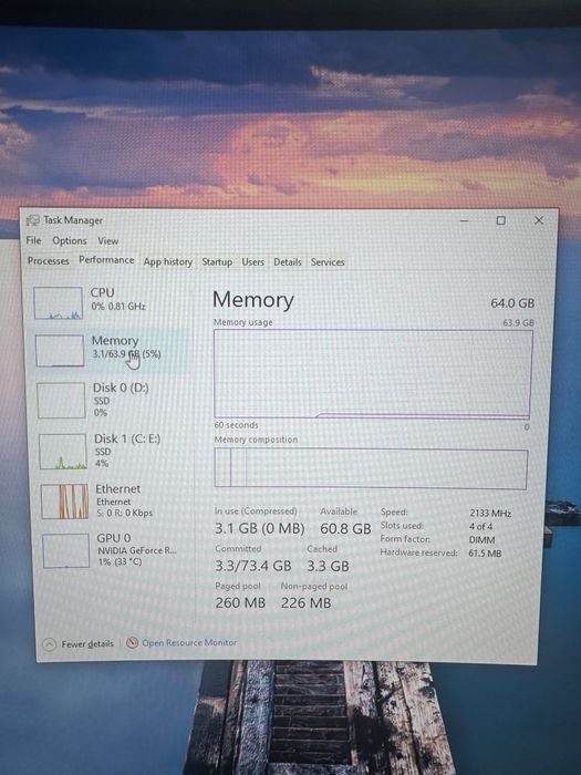 Calculator Gaming (i7 6th gen, RTX 2070, 64GB RAM)