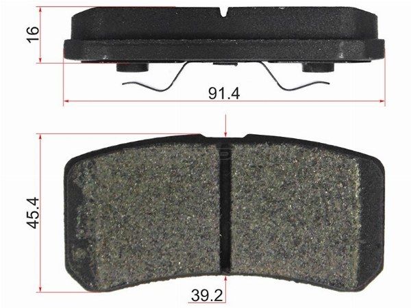 Колодки тормозные Mitsubishi Asx