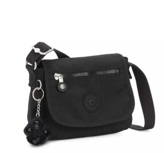 Сумка Kipling новая черная с брелком