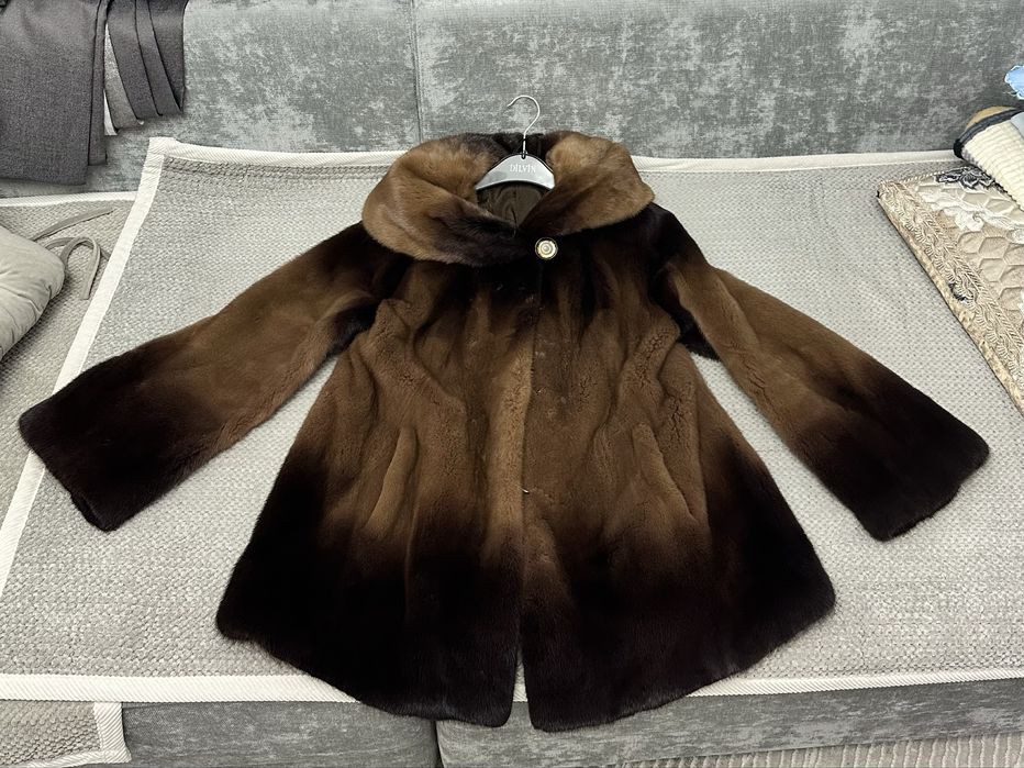 Натуральная норковая шуба