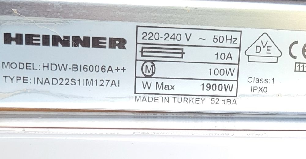 Masina spalat vase Heinner piese