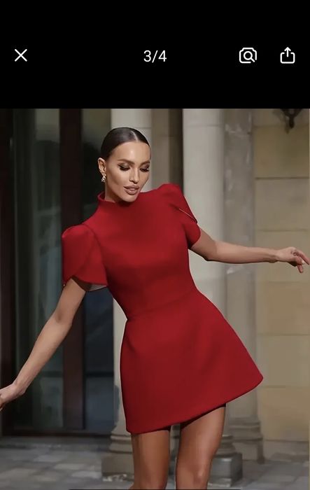 Rochie rosie de ocazie