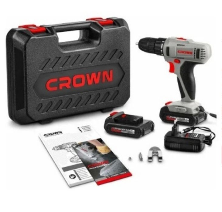 Шуруповерт Crown, новый в упаковке