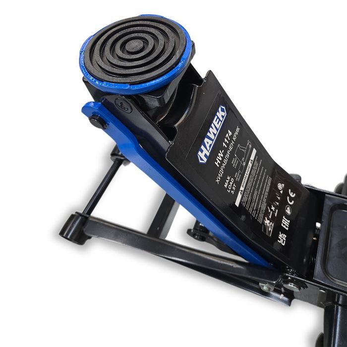 Профи Нископрофилен крик крокодил  3,5 тона с педал  75 - 510 ММ HAWEK