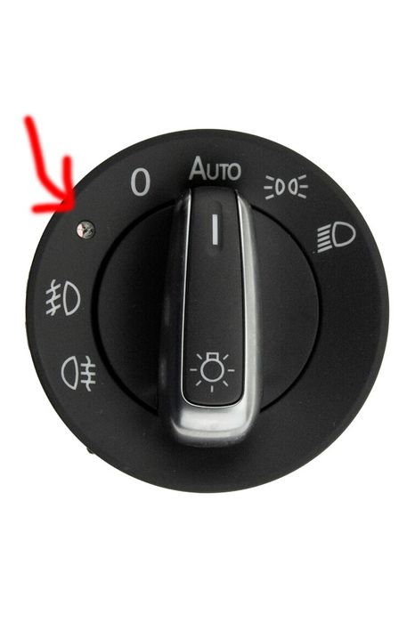 Ключ за светлини фарове Volkswagen, Seat, с вграден сензор за светлина