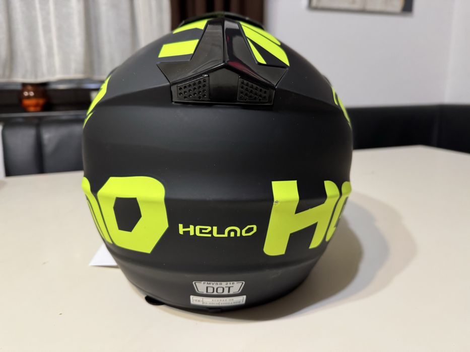 Casca moto cross atv + ochelari , marime 52-59 cm , NOU