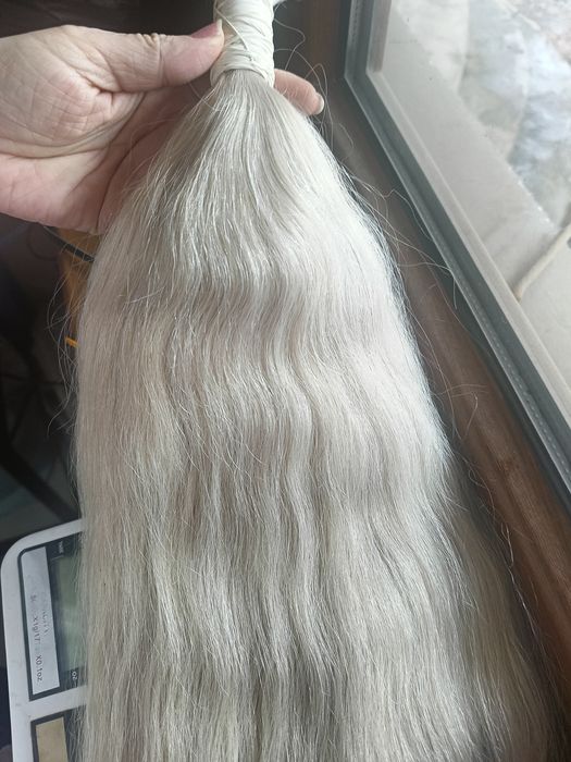 Натуральные волосы блонд и амбре