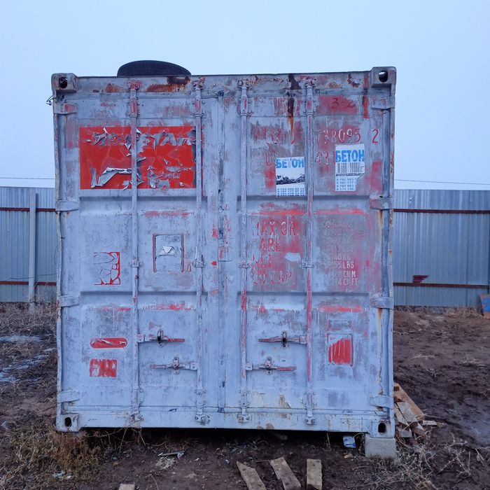 Темир контейнер будка замокпен