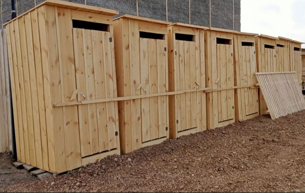 Туалеты деревянные