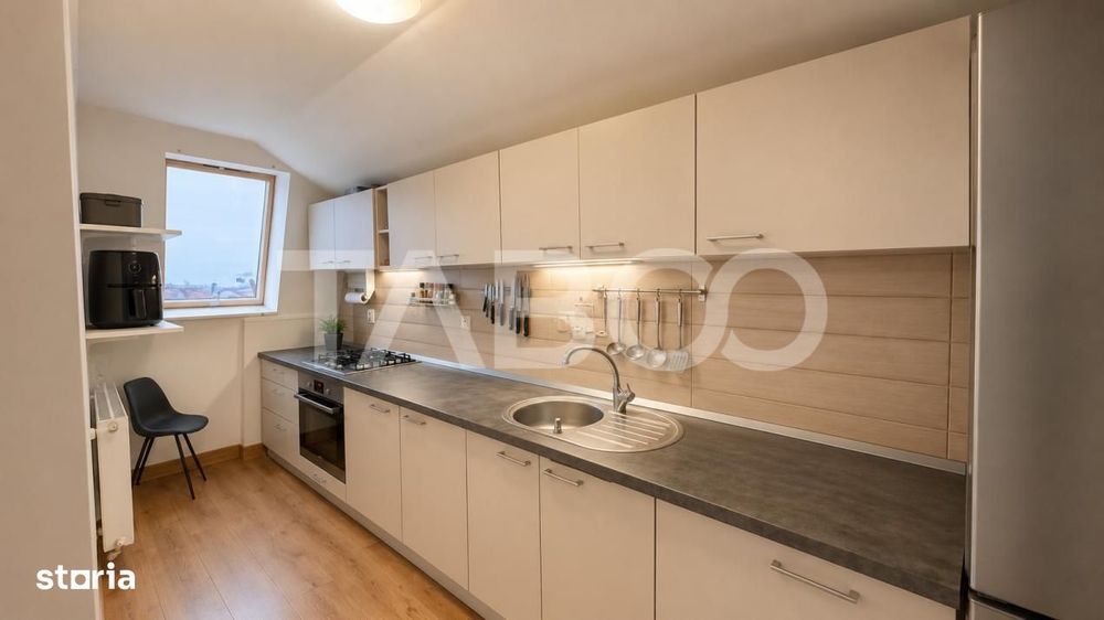 Apartament 3 camere de vanzare mobilat utilat 77 mp Arhitectilor Sibiu — fotografia 2