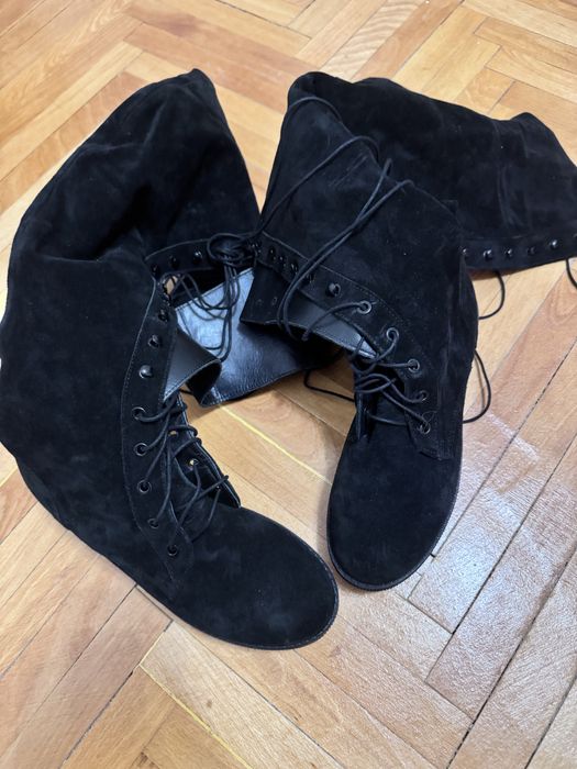 Cizme moja noi din piele intoarsa