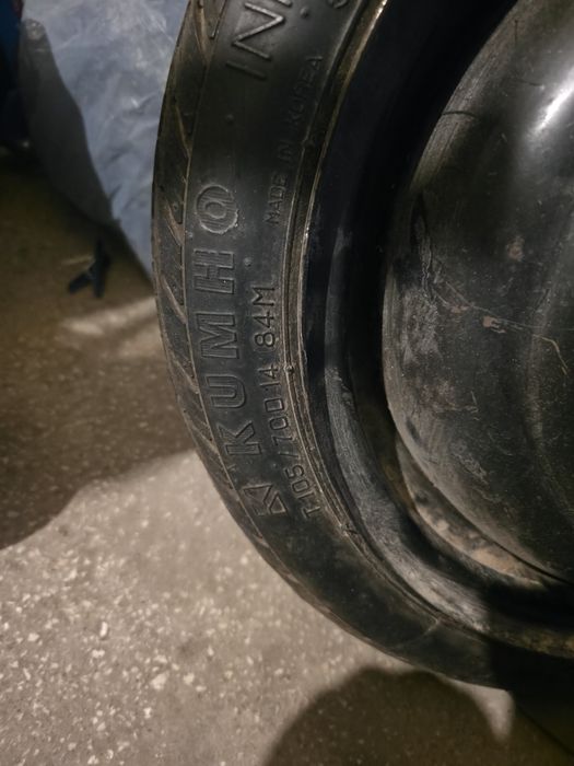 Roata de rezerva slim  105/70/14 4X100