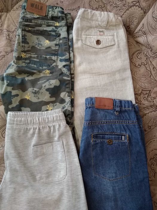 Кофты, брюки , шорты. 128