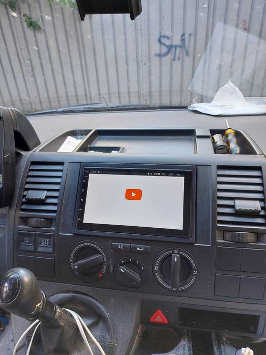 Navigatie Android Transporter Passat Sharan Golf Waze