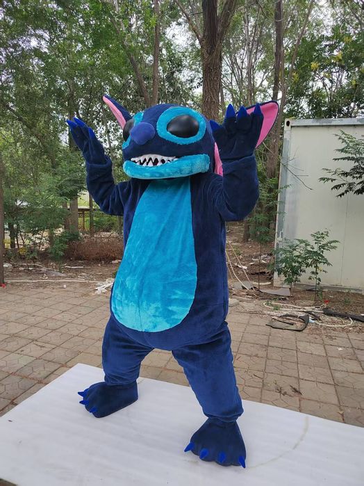 Costume Cosplay Mascote de Stitch delux din desene animate, nou