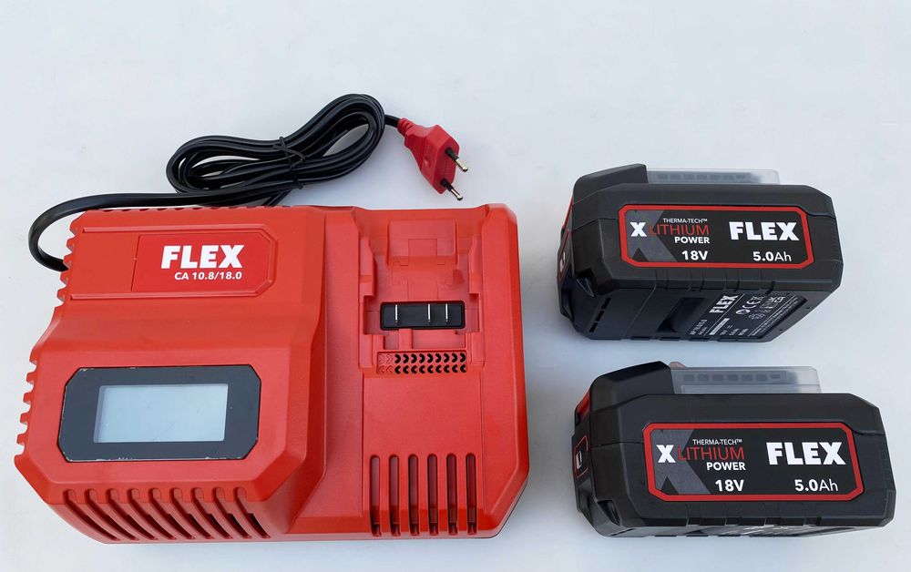 ТОП ОФЕРТА! Flex - Нов  безчетков ъглошлайф и ударен винтоверт 07.2023