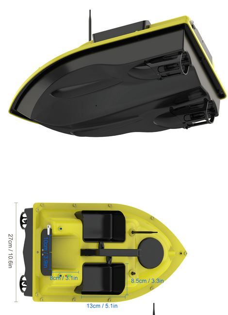 Нова Лодка за захранка с GPS и автопилот D18