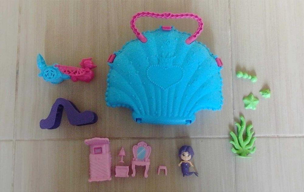 Мида-къща на малка русалка с обзавеждане - за игра