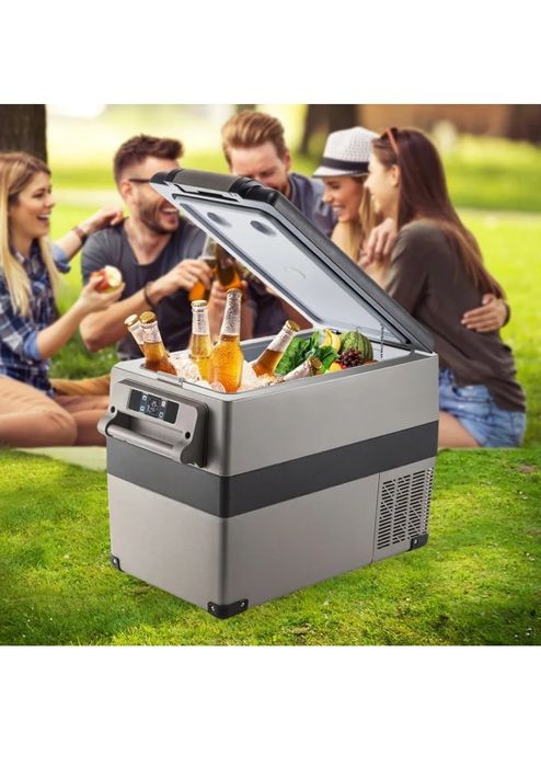 Vand Frigider auto portabil VEVOR 45L cu alimentare  12V/24V/220V ideal  pentru camion/ autorulota/ camping / pescuit , nou , sigilat