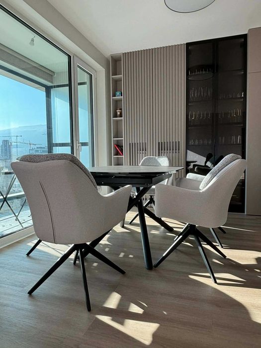 6 броя Стол Houston 2072 (Светло сив)