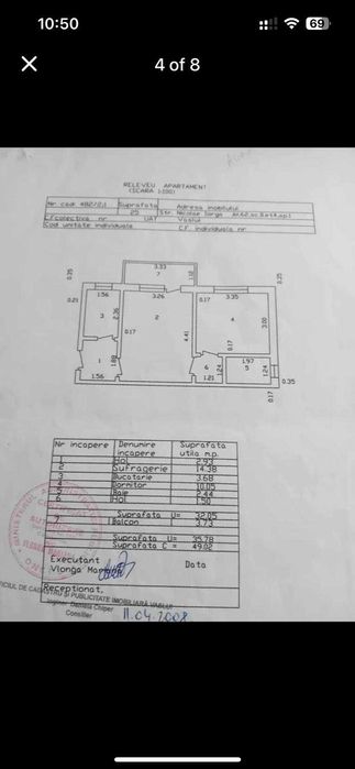 VAND APARTAMENT cu 2 camere negociabil